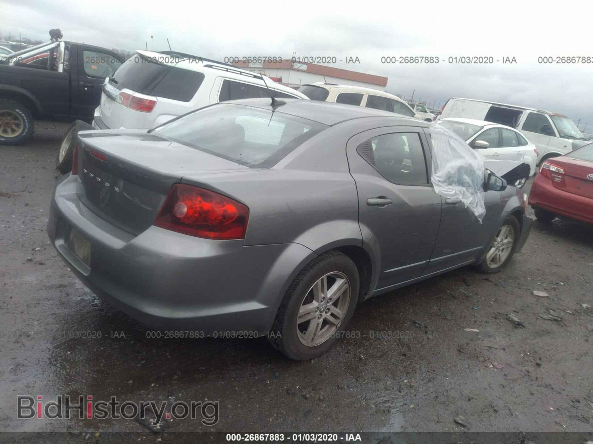 2012 DODGE AVENGER - VIN: 1C3CDZAB5CN181811 - Фото 4
