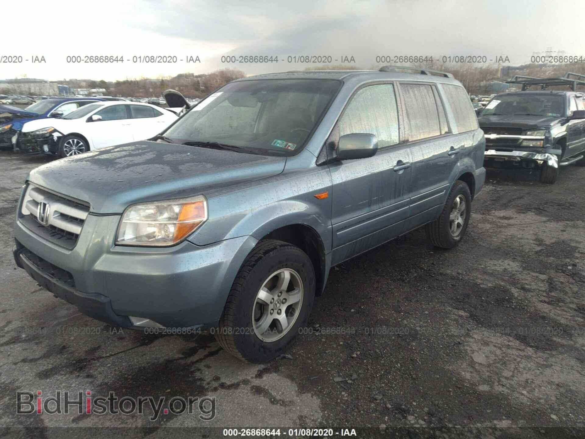 2006 HONDA PILOT - VIN: 2HKYF18676H535869 - Фото 2