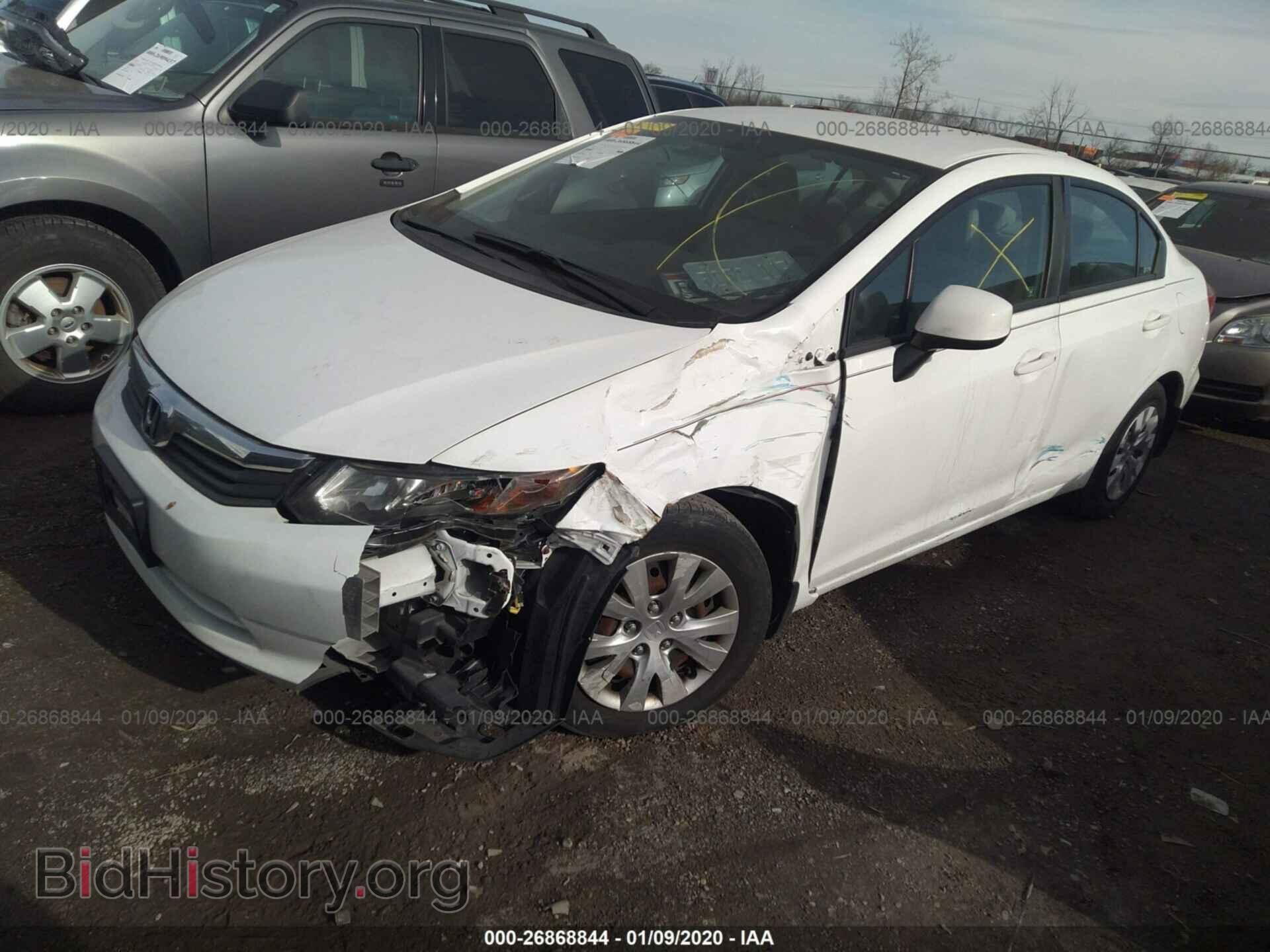 2012 HONDA CIVIC - VIN: 19XFB2F59CE391003 - Фото 2