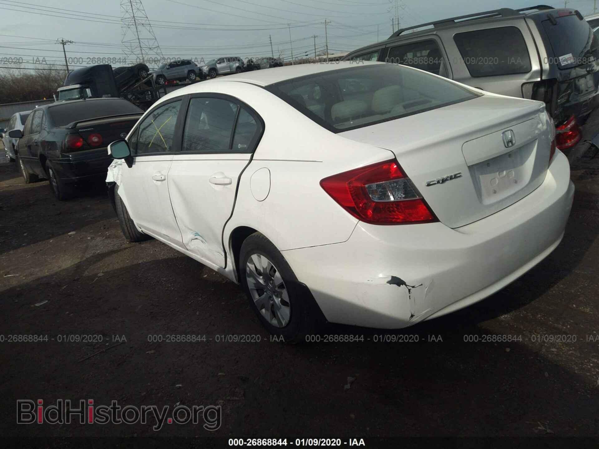 2012 HONDA CIVIC - VIN: 19XFB2F59CE391003 - Фото 3