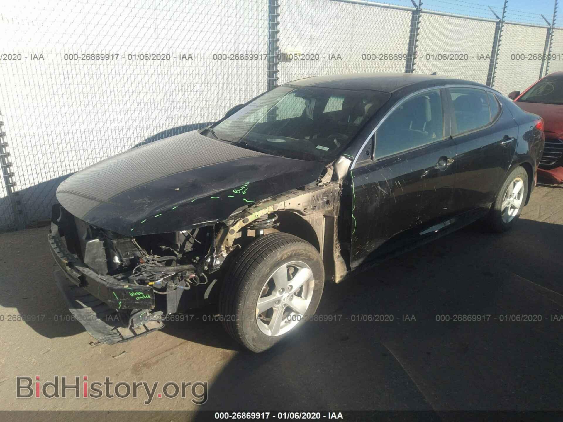 2015 KIA OPTIMA - VIN: KNAGM4A77F5658106 - Photo 2