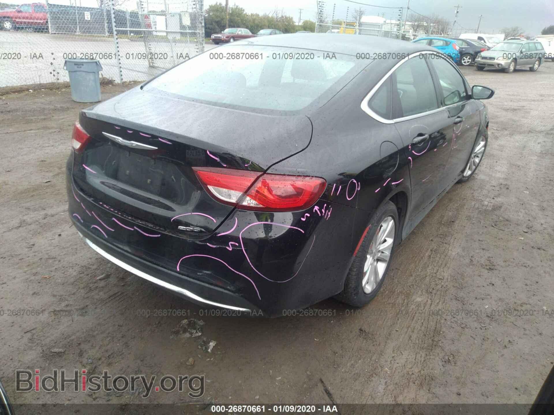 2015 CHRYSLER 200 - VIN: 1C3CCCAB7FN649462 - Photo 4
