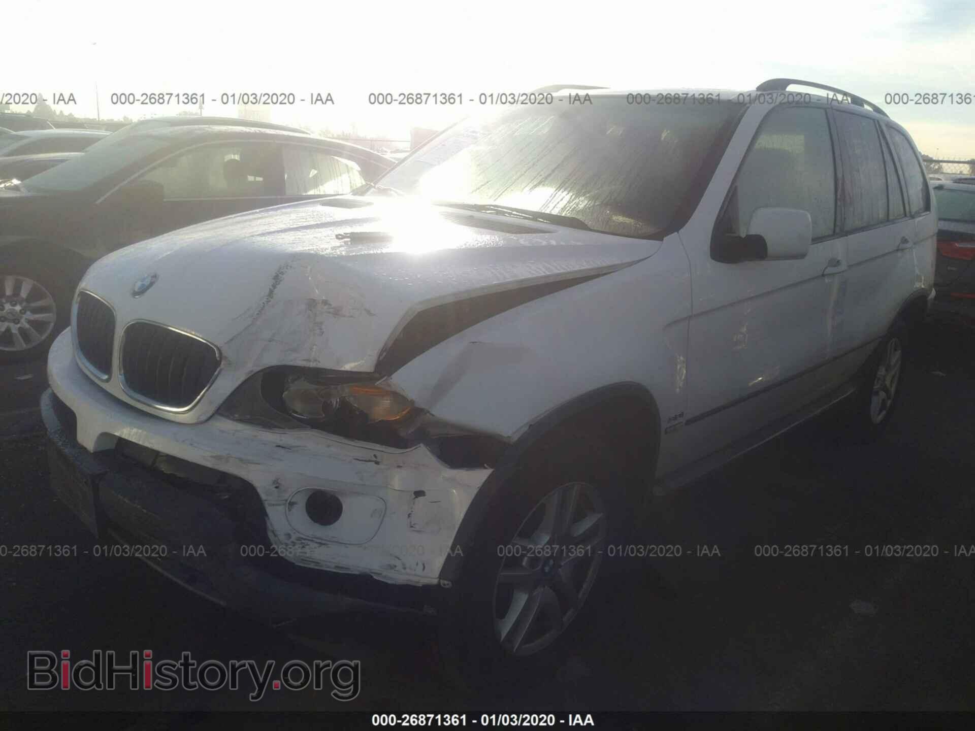2005 BMW X5 - VIN: 5UXFA13565LY20639 - Фото 2