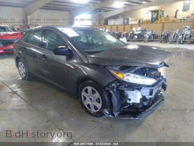 2016 Ford FOCUS S, серый — VIN 1FADP3E22GL201129, IAAI