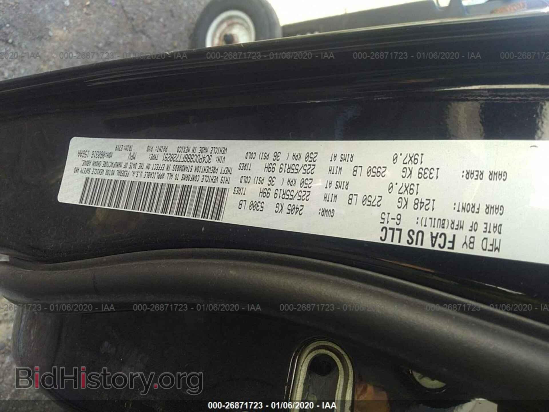 2015 DODGE JOURNEY - VIN: 3C4PDCBB6FT728291 - Фото 9