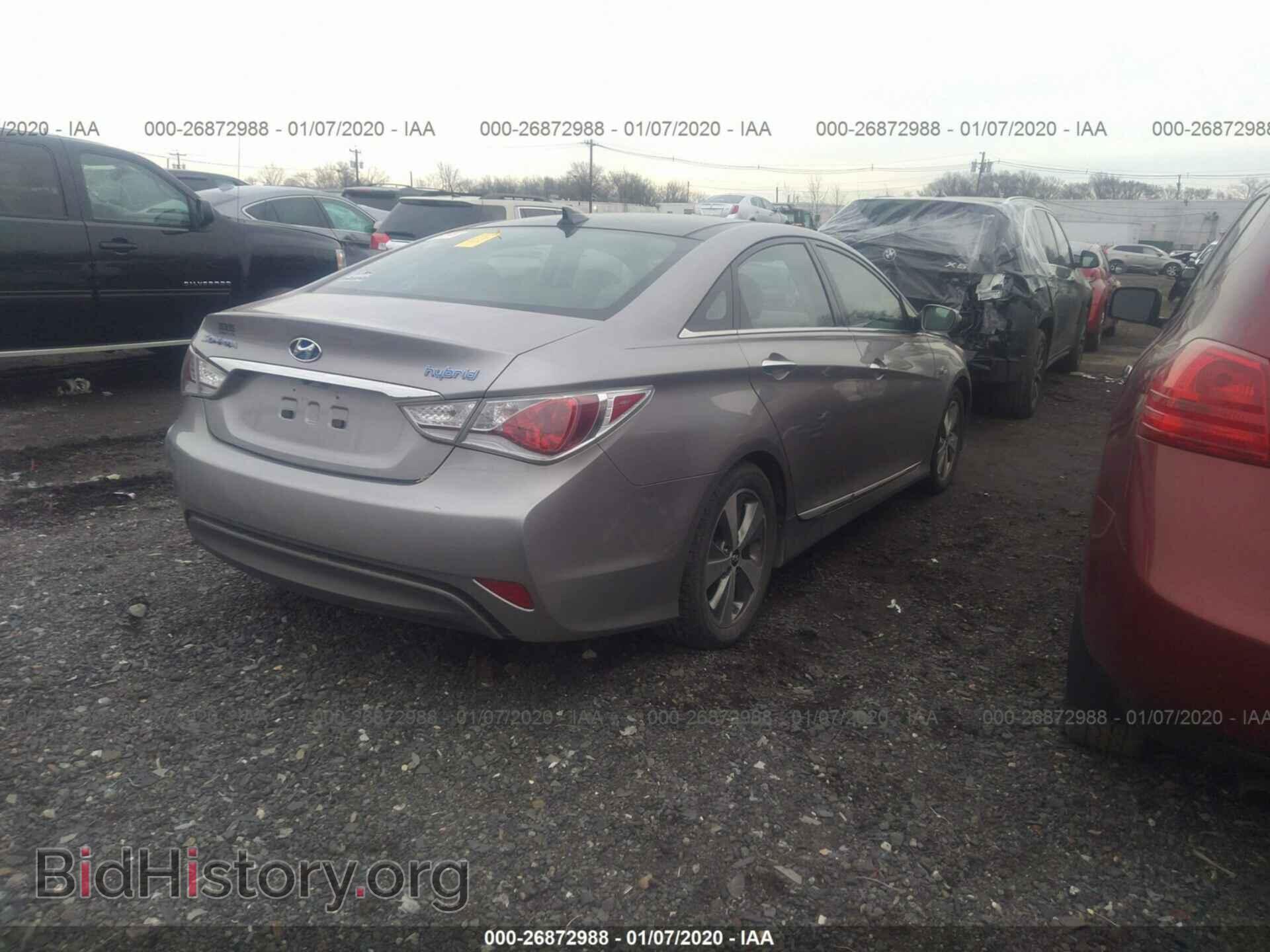 2012 HYUNDAI SONATA - VIN: KMHEC4A49CA027164 - Фото 4