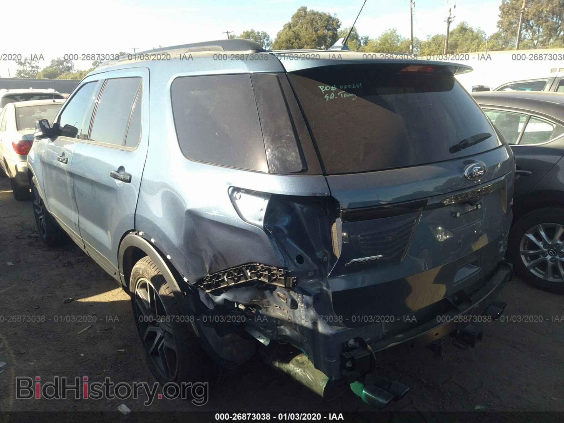 2018 FORD EXPLORER - VIN: 1FM5K8GT7JGB09204 - Фото 3