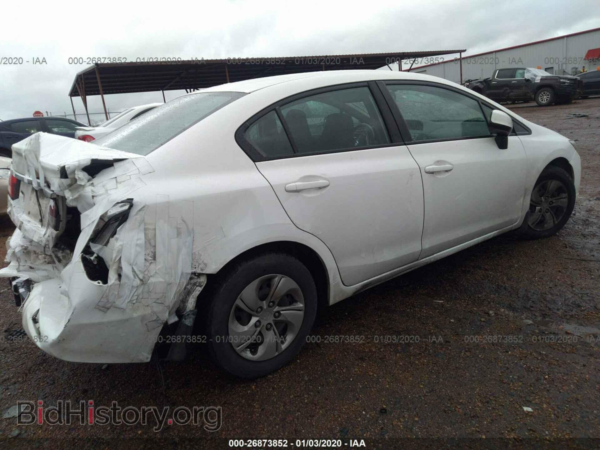 2013 HONDA CIVIC - VIN: 2HGFB2F55DH563597 - Фото 4