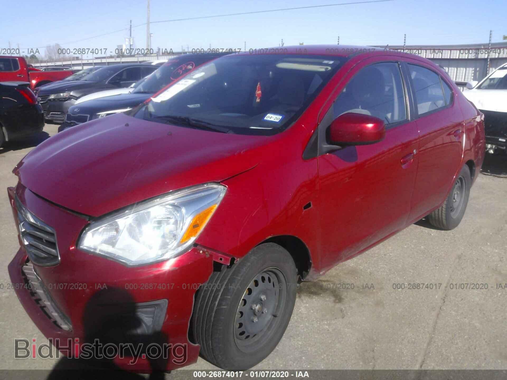 2017 MITSUBISHI MIRAGE - VIN: ML32F3FJ8HHF09166 - Фото 2