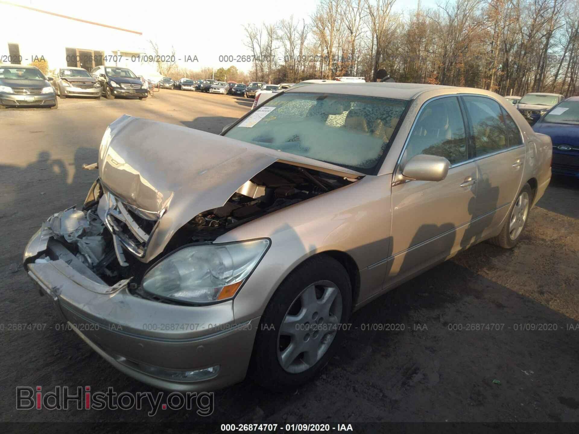 2004 LEXUS LS - VIN: JTHBN36F240167861 - Фото 2