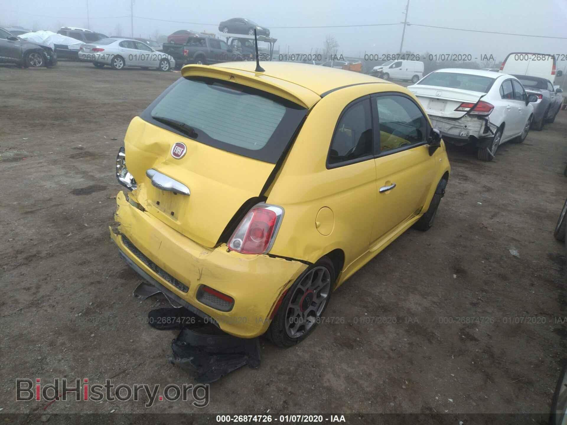 2012 FIAT 500 - VIN: 3C3CFFBR6CT357866 - Фото 4
