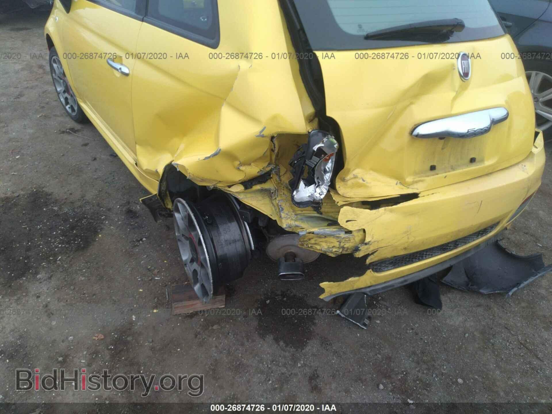 2012 FIAT 500 - VIN: 3C3CFFBR6CT357866 - Фото 6
