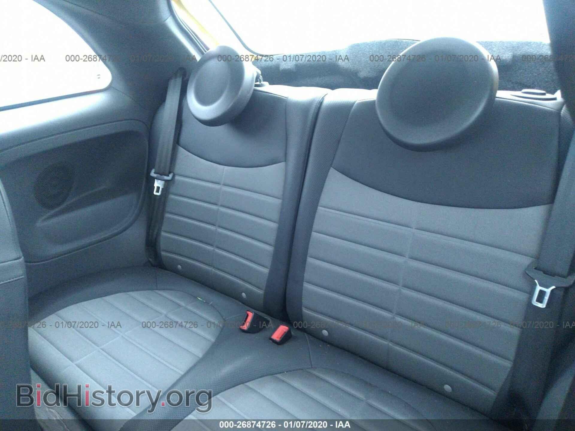 2012 FIAT 500 - VIN: 3C3CFFBR6CT357866 - Фото 8