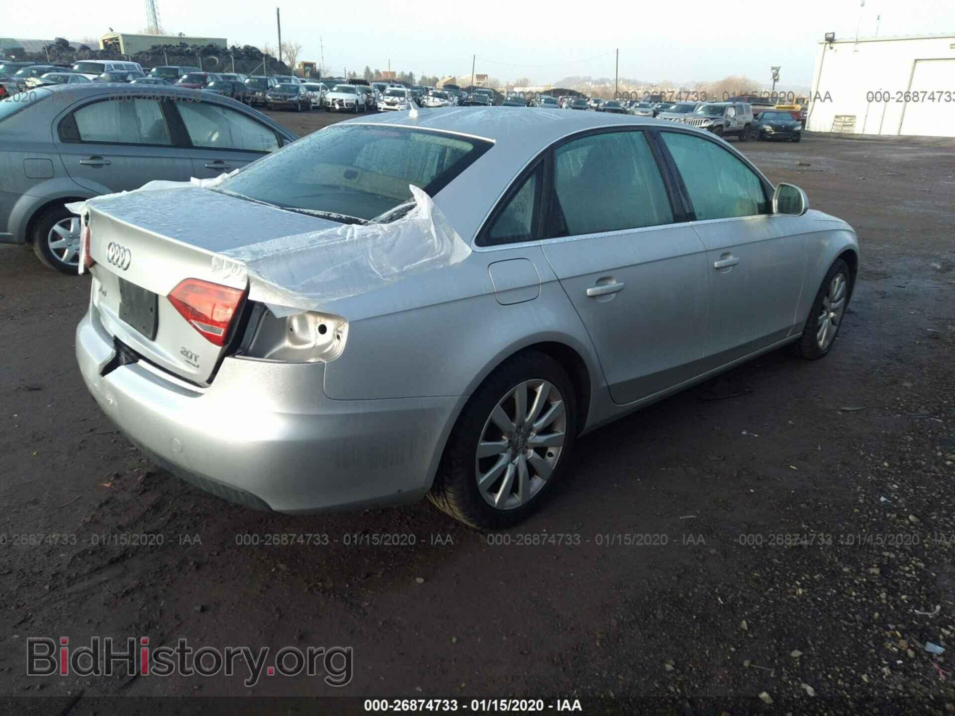 2009 AUDI A4 - VIN: WAUSF78K19N012936 - Фото 4