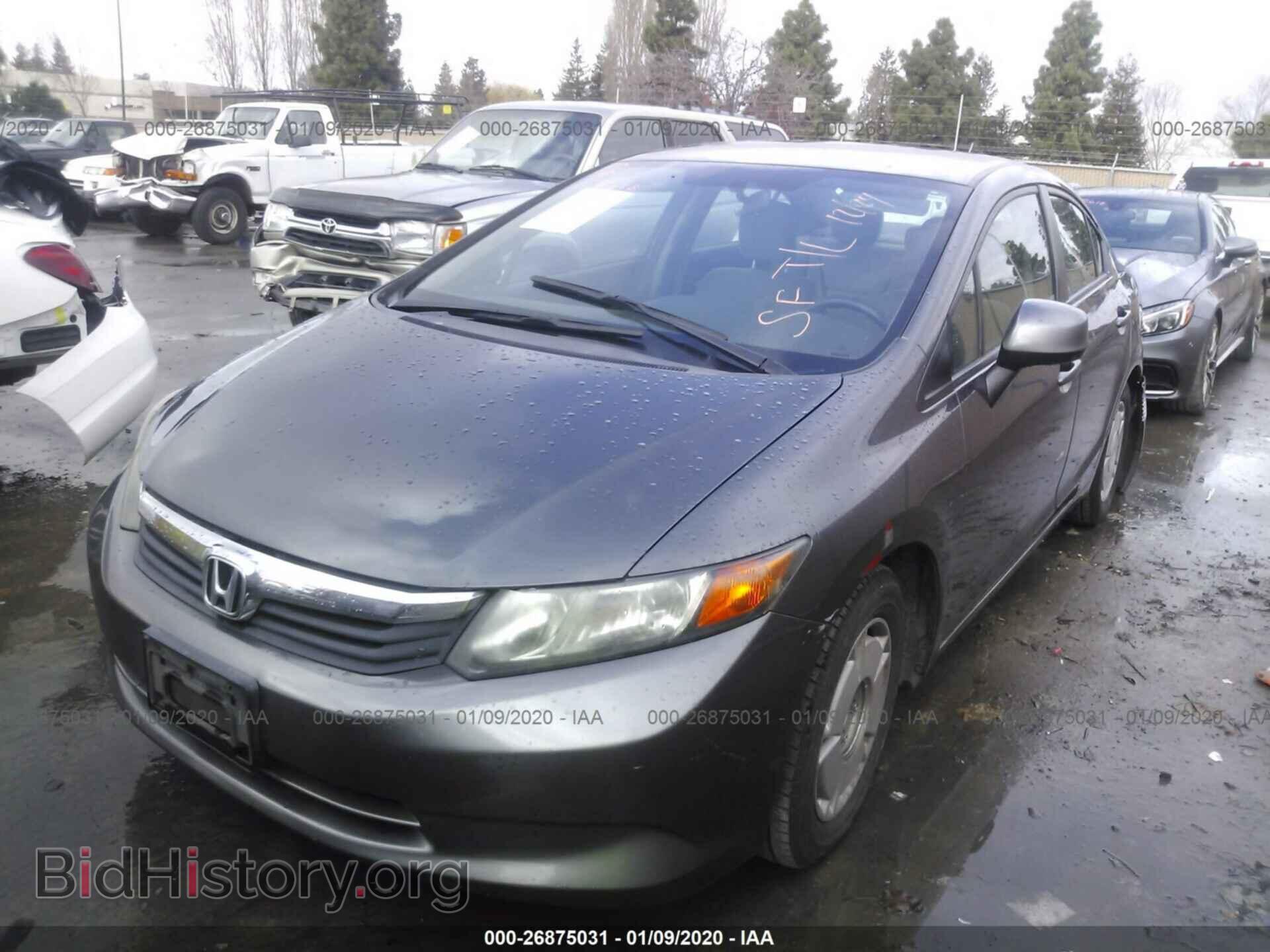 2012 HONDA CIVIC - VIN: 2HGFB2F69CH518881 - Фото 2