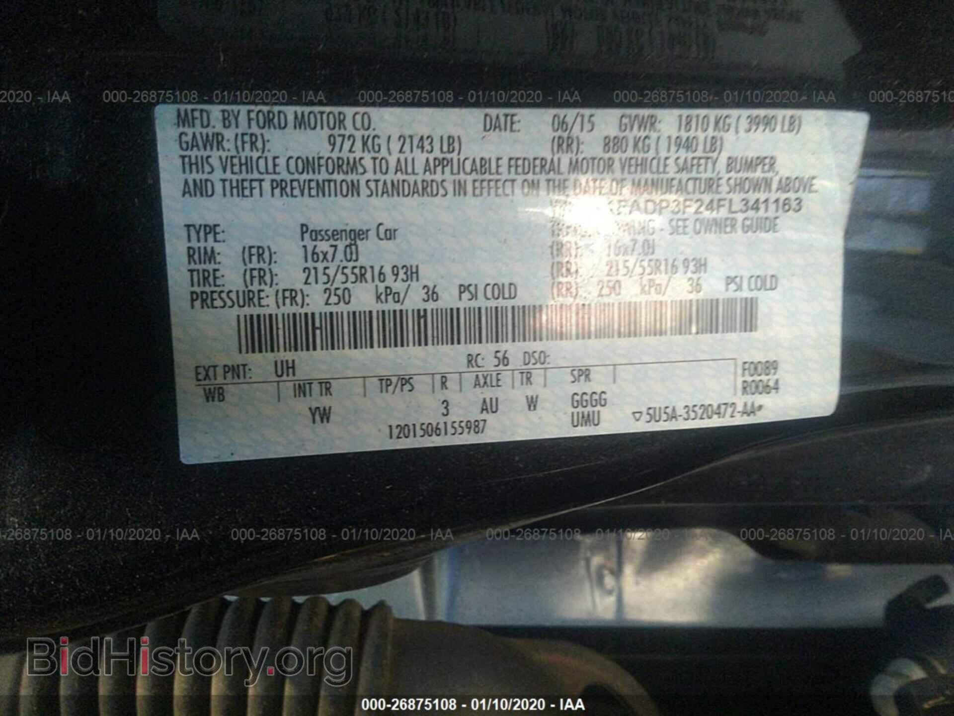 2015 FORD FOCUS - VIN: 1FADP3F24FL341163 - Photo 9