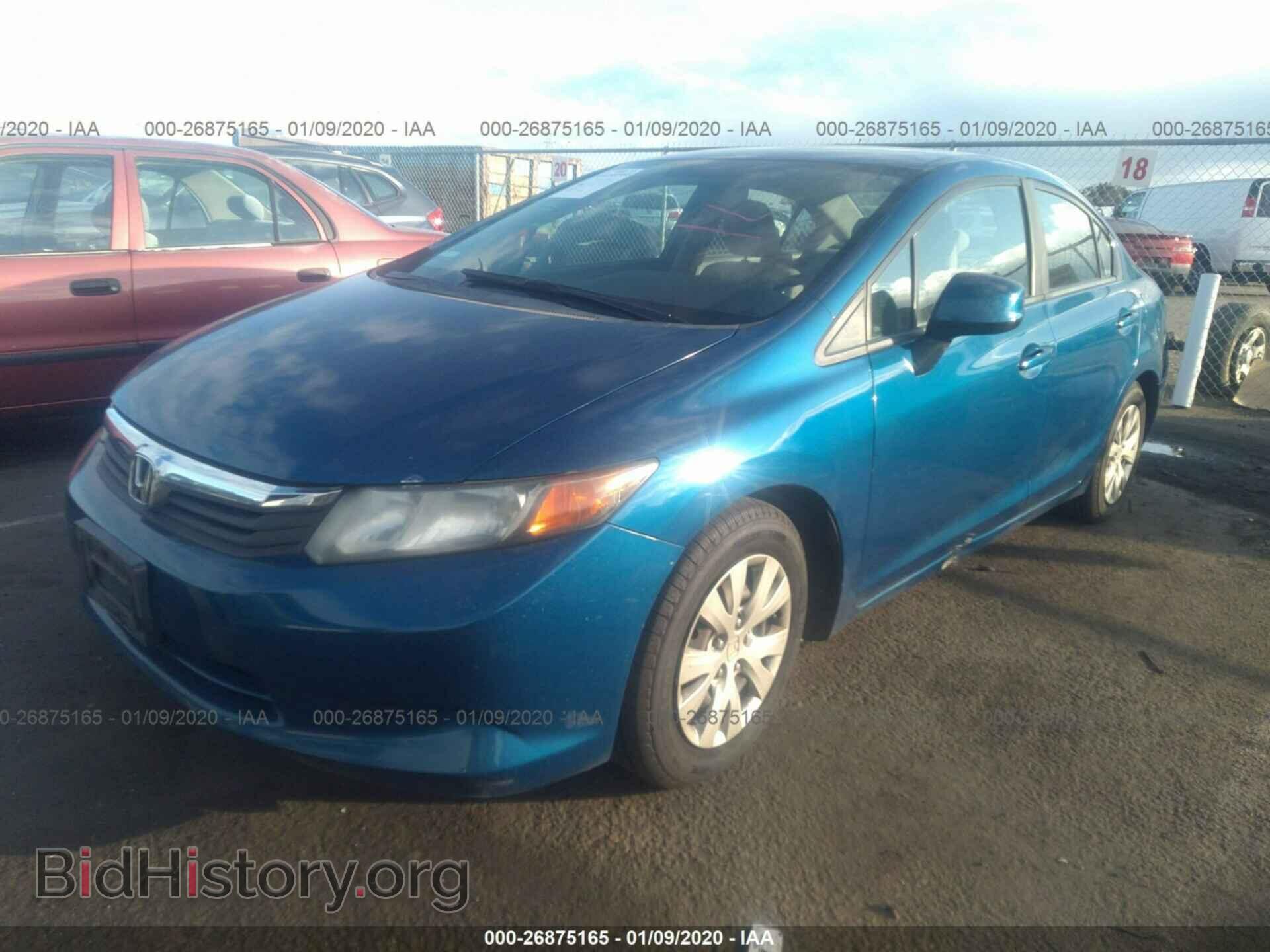 2012 HONDA CIVIC - VIN: 19XFB2F53CE342881 - Фото 2