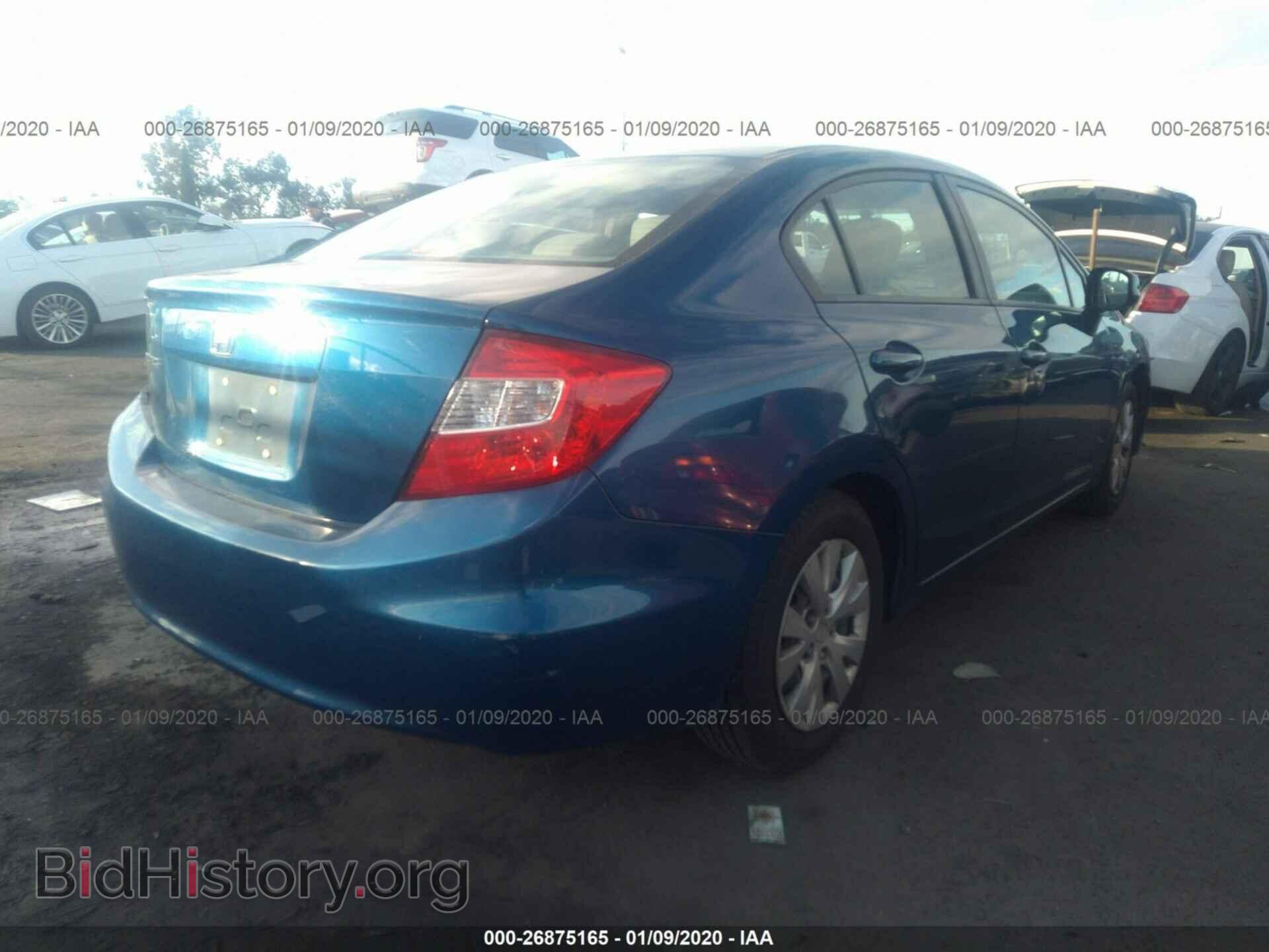 2012 HONDA CIVIC - VIN: 19XFB2F53CE342881 - Фото 4
