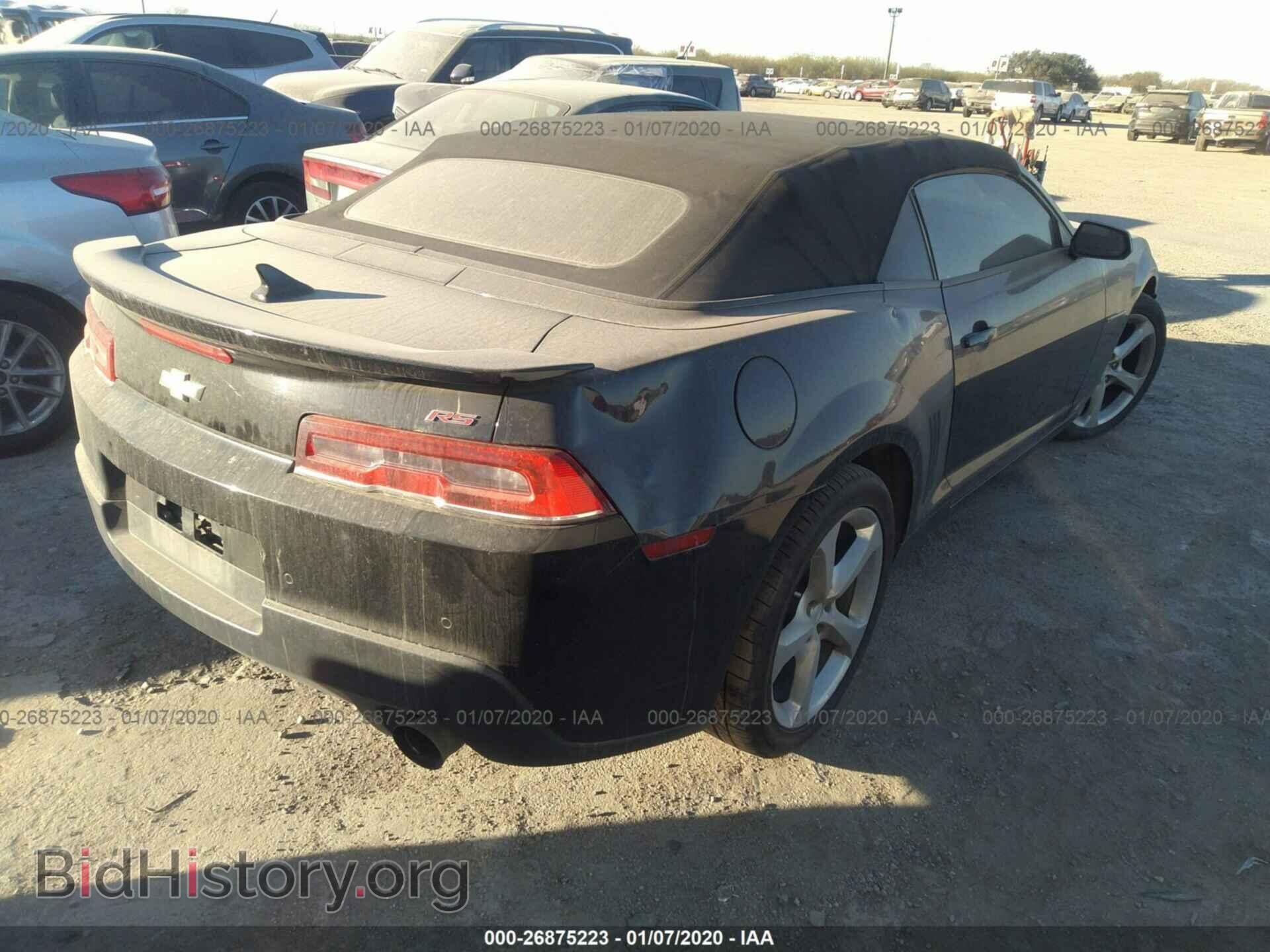 2014 CHEVROLET CAMARO - VIN: 2G1FC3D32E9205929 - Фото 4
