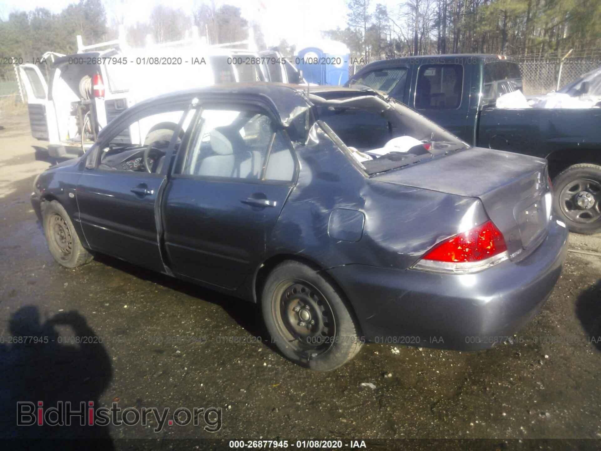 2006 MITSUBISHI LANCER - VIN: JA3AJ26E96U034700 - Фото 3