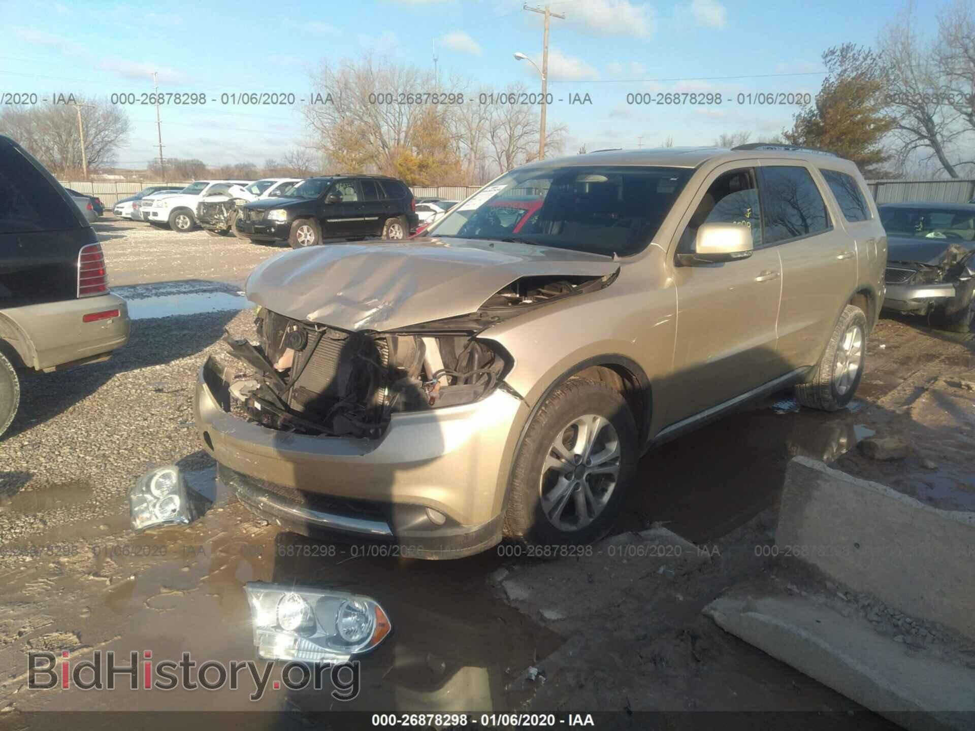 2011 DODGE DURANGO - VIN: 1D4RE4GG2BC692902 - Фото 2