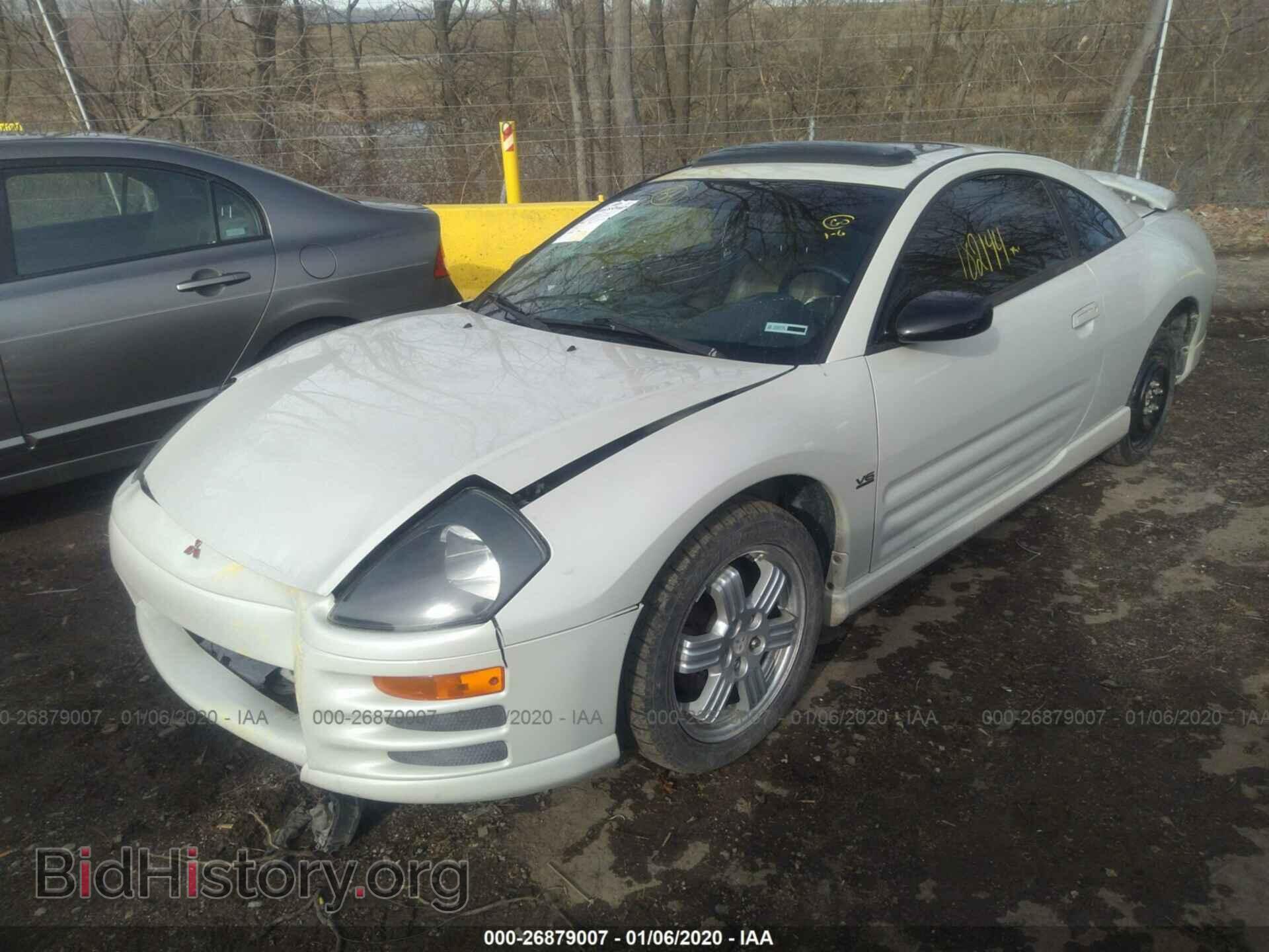 2001 MITSUBISHI ECLIPSE - VIN: 4A3AC54H31E121664 - Photo 2