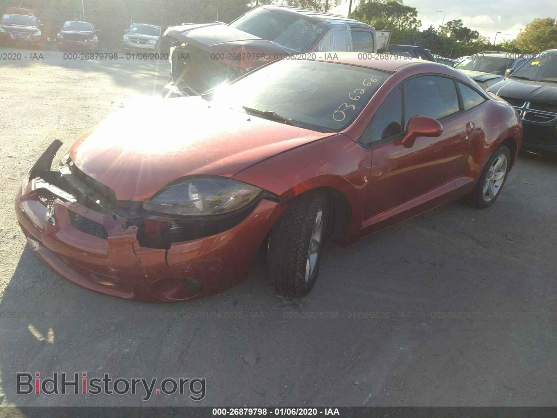2008 MITSUBISHI ECLIPSE - VIN: 4A3AK24F18E036266 - Фото 2
