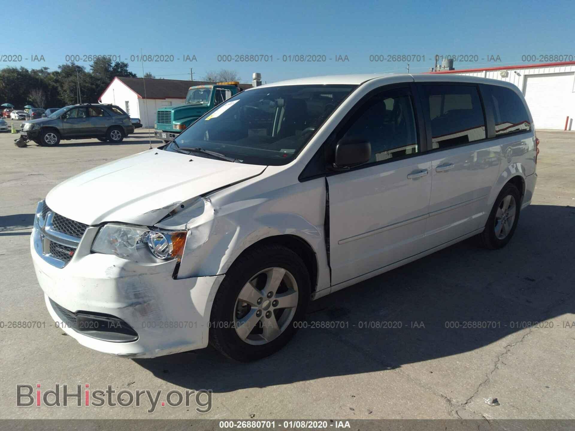 2013 DODGE GRAND CARAVAN - VIN: 2C4RDGBG8DR703923 - Фото 2