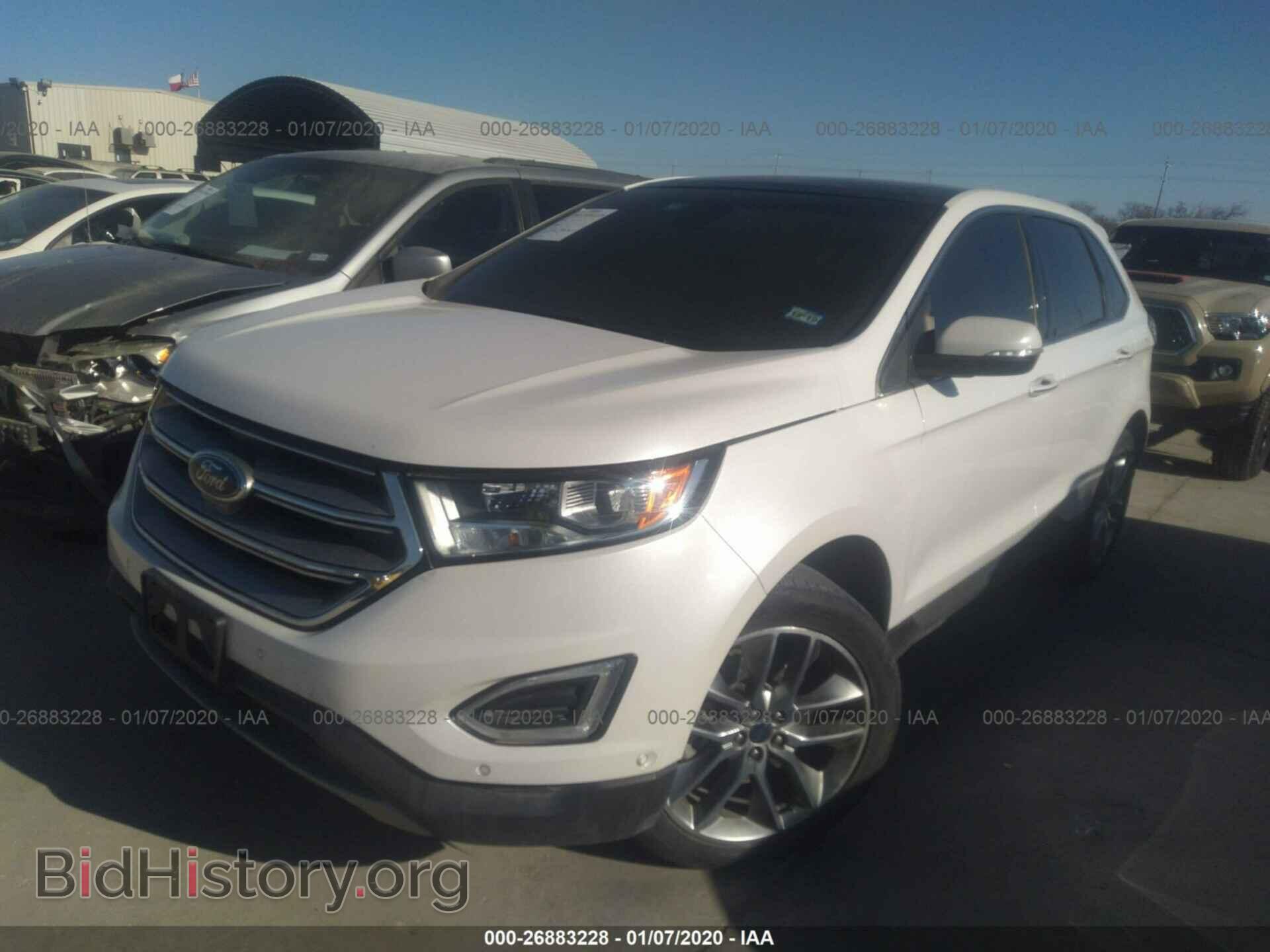 2015 FORD EDGE - VIN: 2FMPK3K87FBB12391 - Фото 2