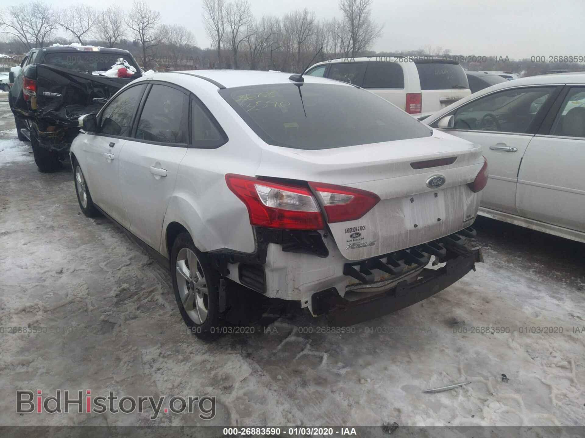 2013 FORD FOCUS - VIN: 1FADP3F2XDL184266 - Фото 3