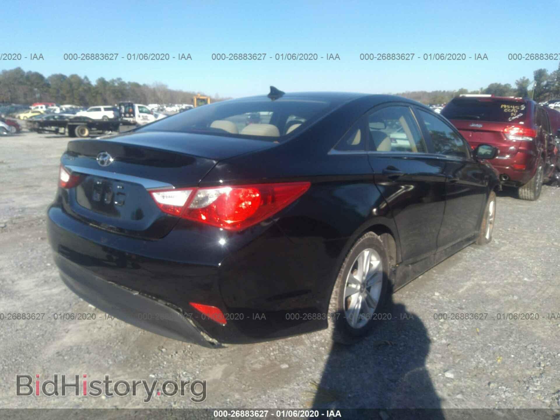 2014 HYUNDAI SONATA - VIN: 5NPEB4AC1EH855364 - Фото 4
