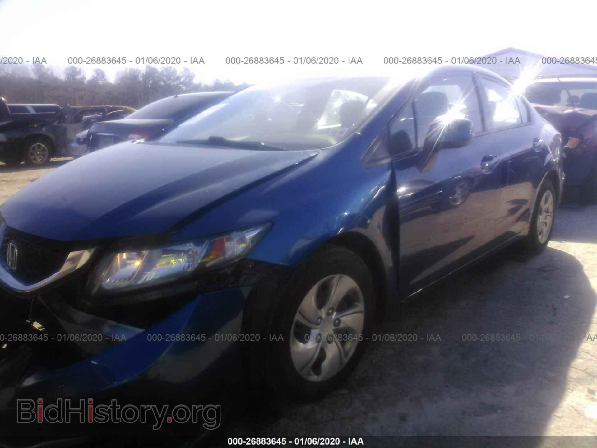 2013 HONDA CIVIC - VIN: 19XFB2F56DE289949 - Фото 2