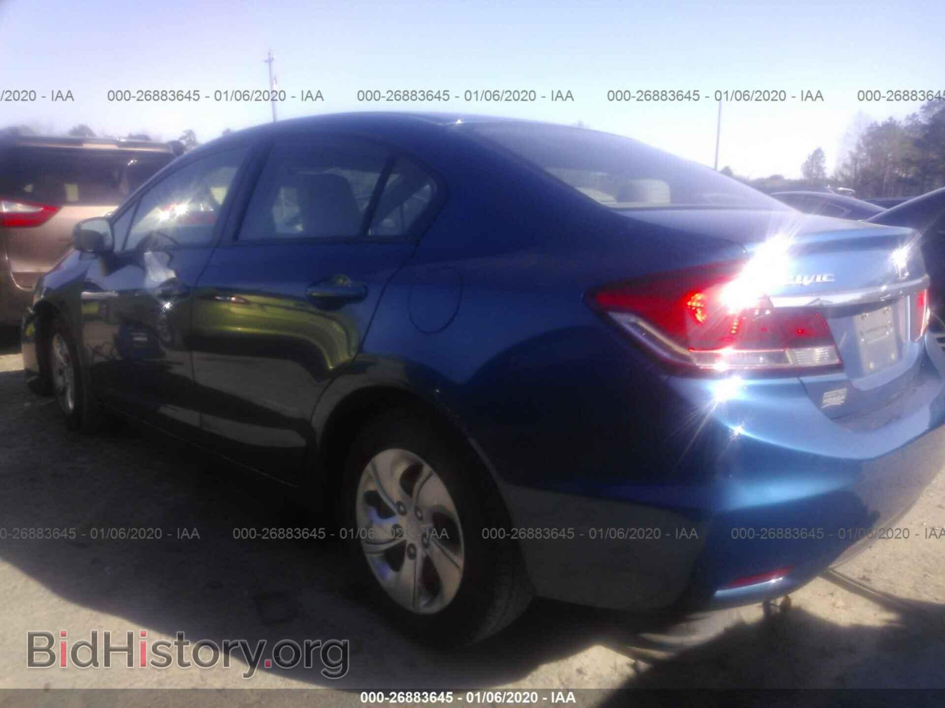 2013 HONDA CIVIC - VIN: 19XFB2F56DE289949 - Фото 3