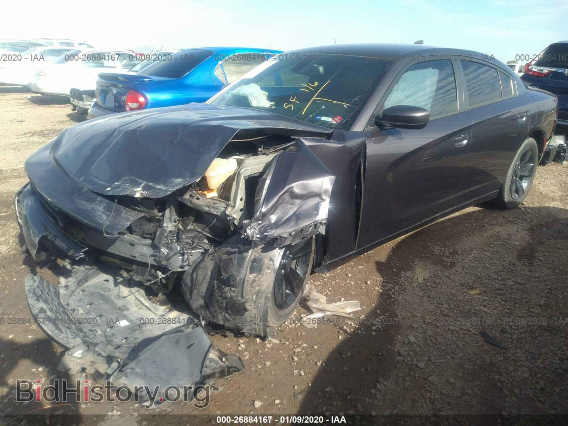2016 DODGE CHARGER - VIN: 2C3CDXHG2GH166591 - Фото 2
