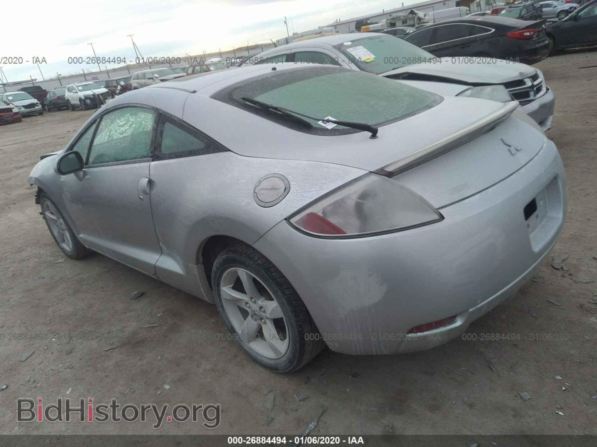 2007 MITSUBISHI ECLIPSE - VIN: 4A3AK24F77E017784 - Фото 3