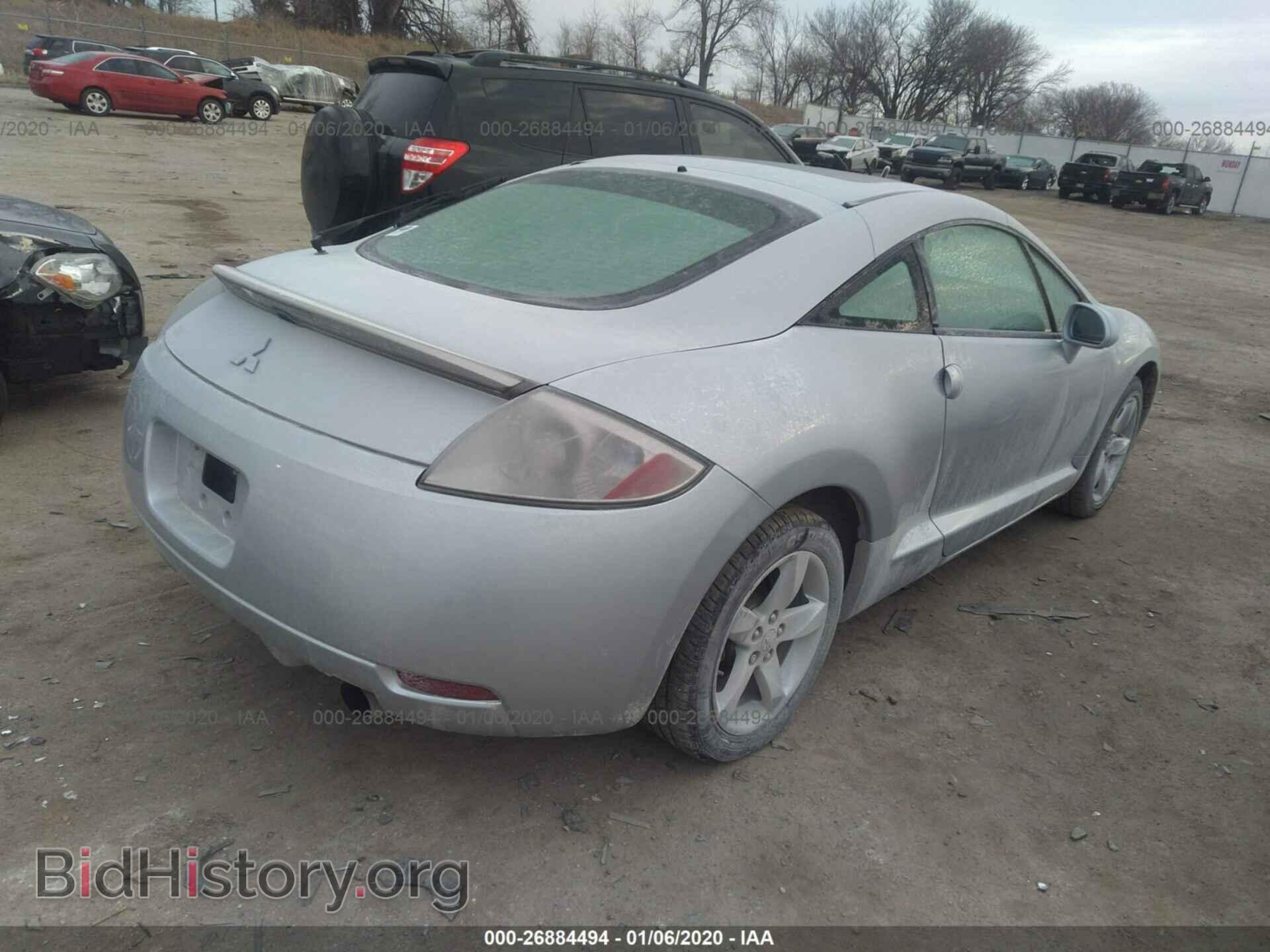 2007 MITSUBISHI ECLIPSE - VIN: 4A3AK24F77E017784 - Фото 4