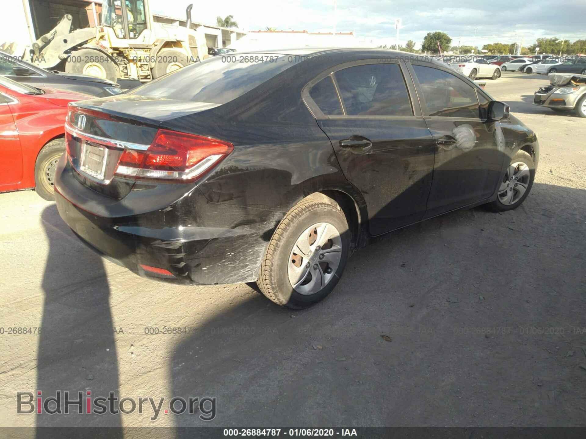 2013 HONDA CIVIC - VIN: 19XFB2E59DE028770 - Фото 4