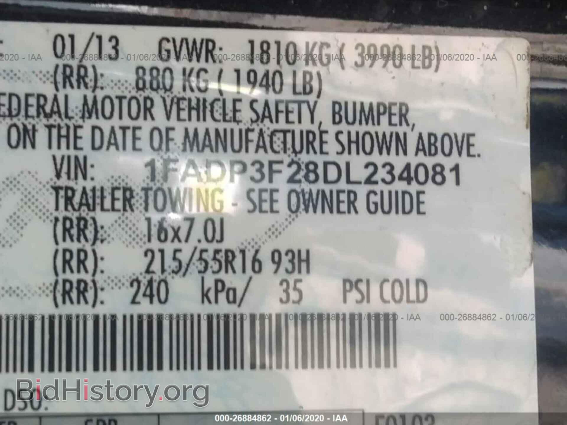 2013 FORD FOCUS - VIN: 1FADP3F28DL234081 - Photo 9
