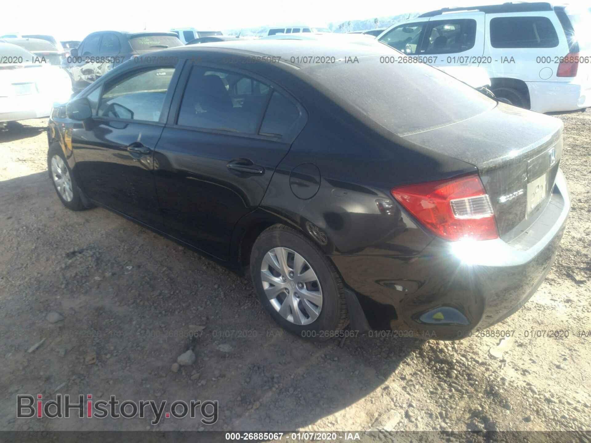 2012 HONDA CIVIC - VIN: 19XFB2F50CE369911 - Фото 3
