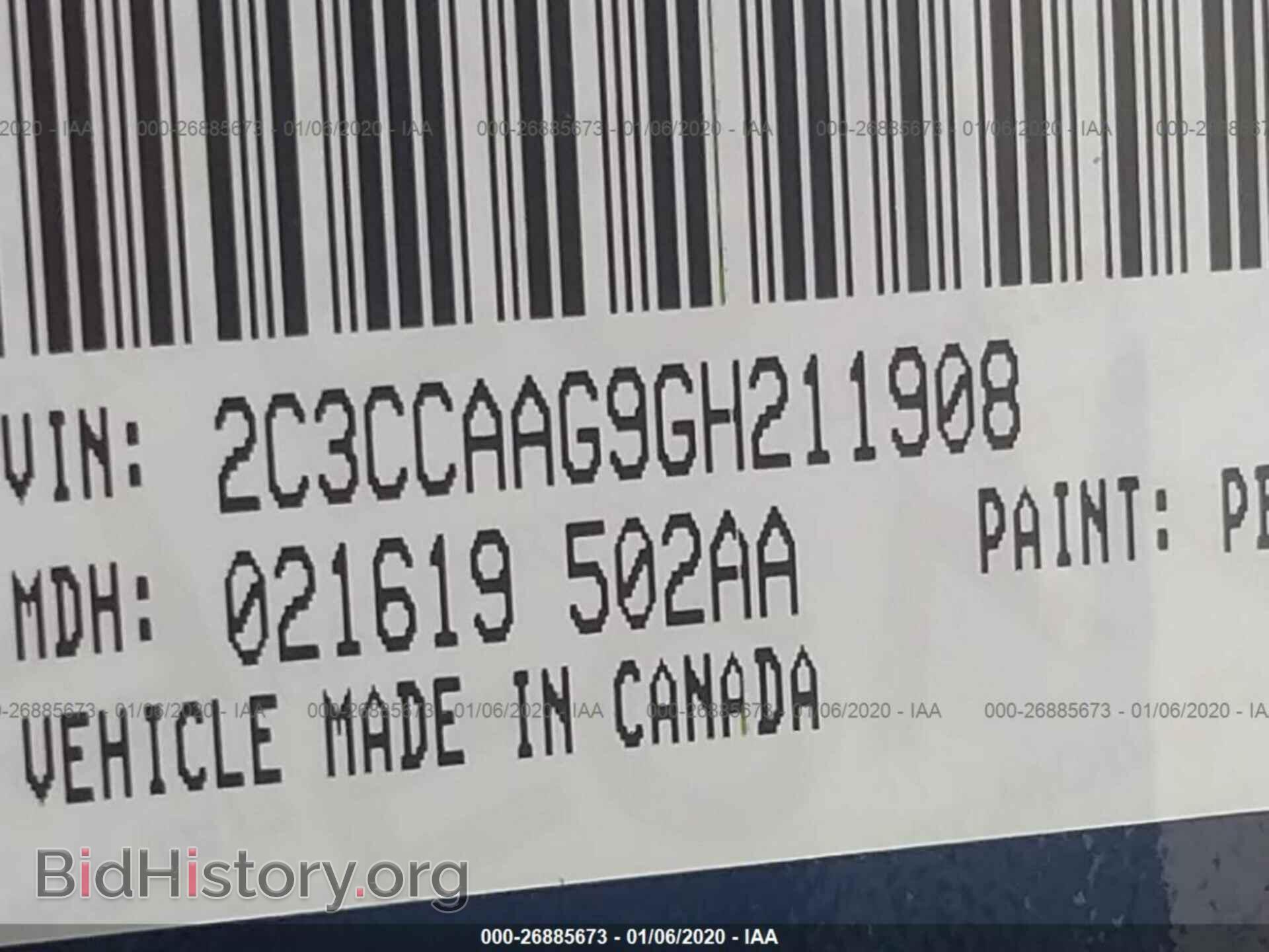 2016 CHRYSLER 300 - VIN: 2C3CCAAG9GH211908 - Фото 9