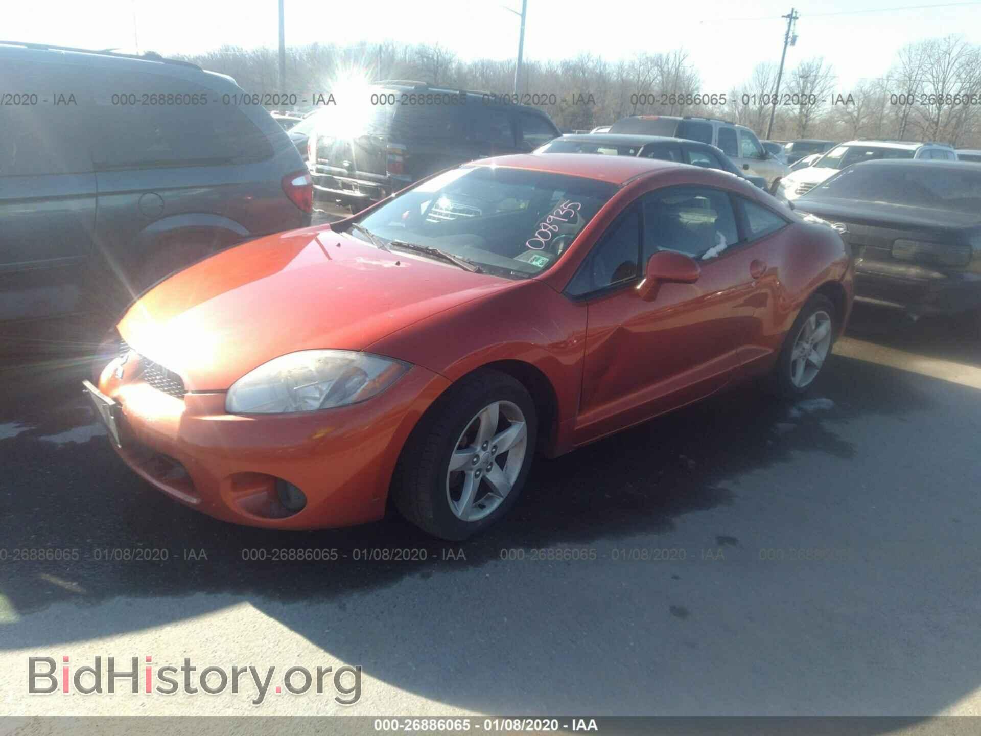 2007 MITSUBISHI ECLIPSE - VIN: 4A3AK24F17E008935 - Photo 2