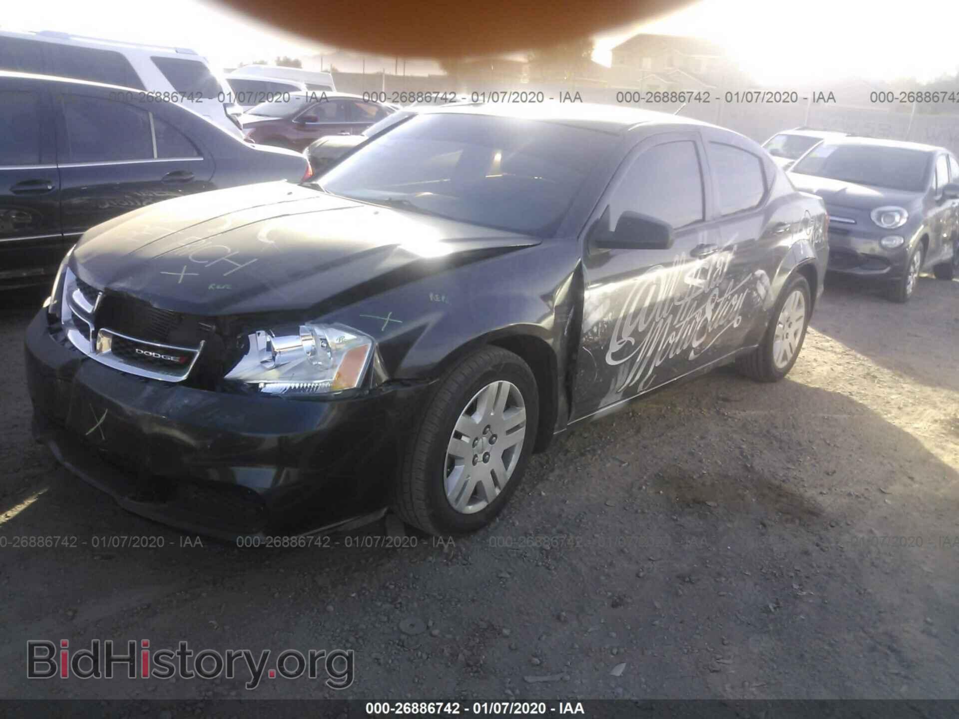 2014 DODGE AVENGER - VIN: 1C3CDZAB9EN201044 - Фото 2