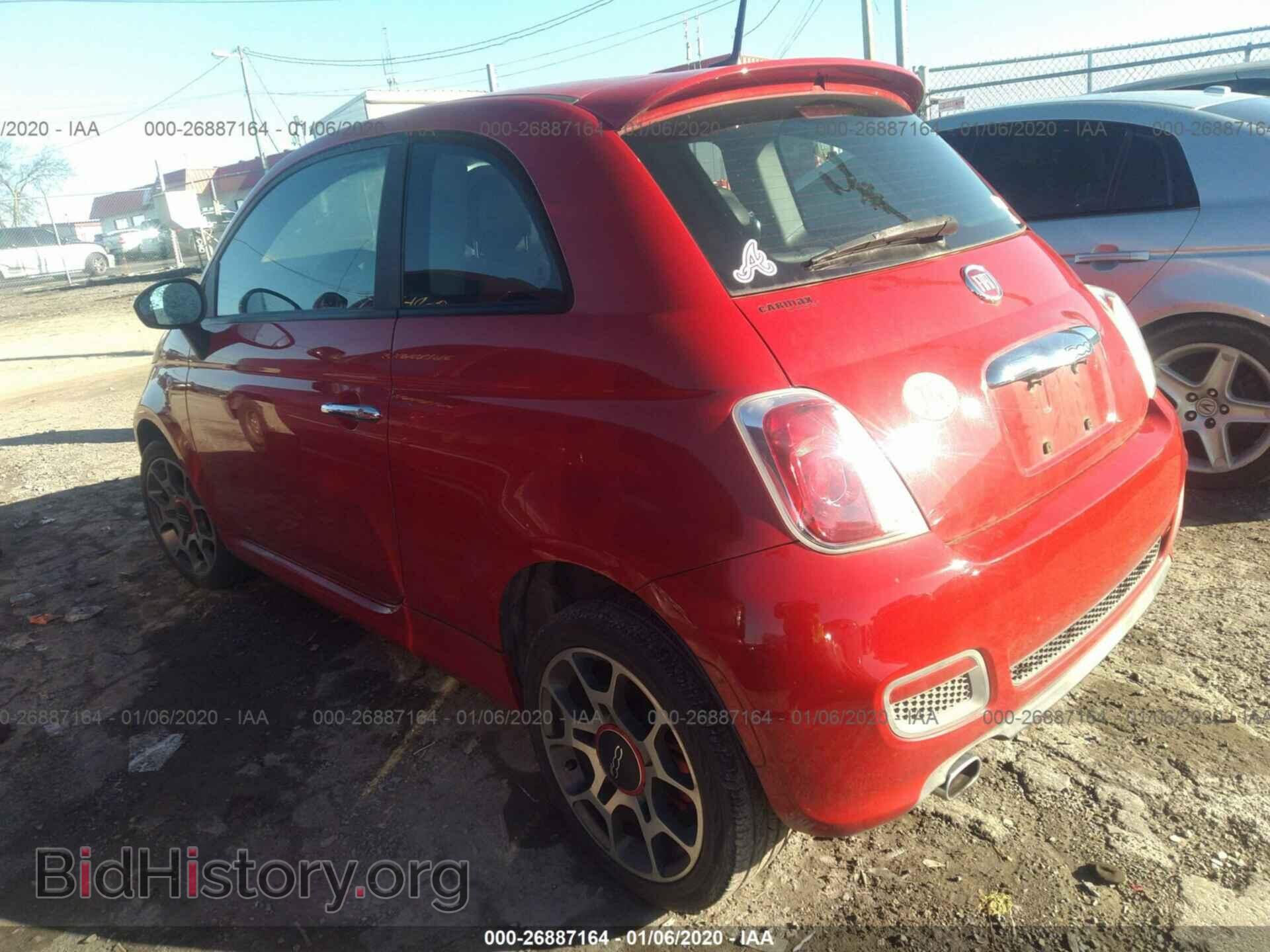 2012 FIAT 500 - VIN: 3C3CFFBR8CT200565 - Фото 3