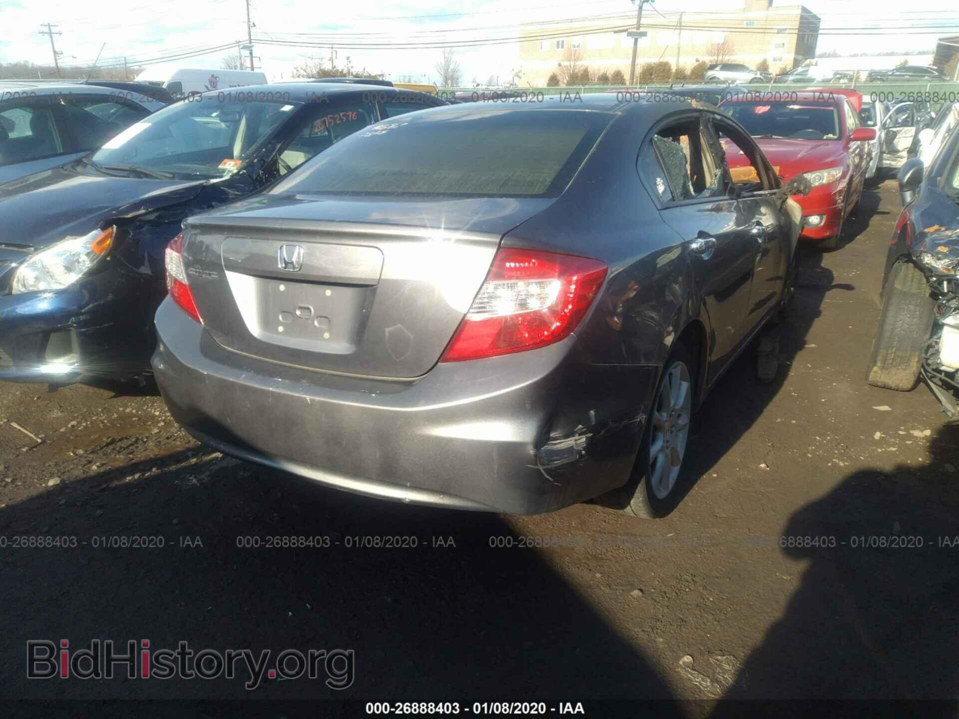 2012 HONDA CIVIC - VIN: 2HGFB2F59CH559504 - Фото 4
