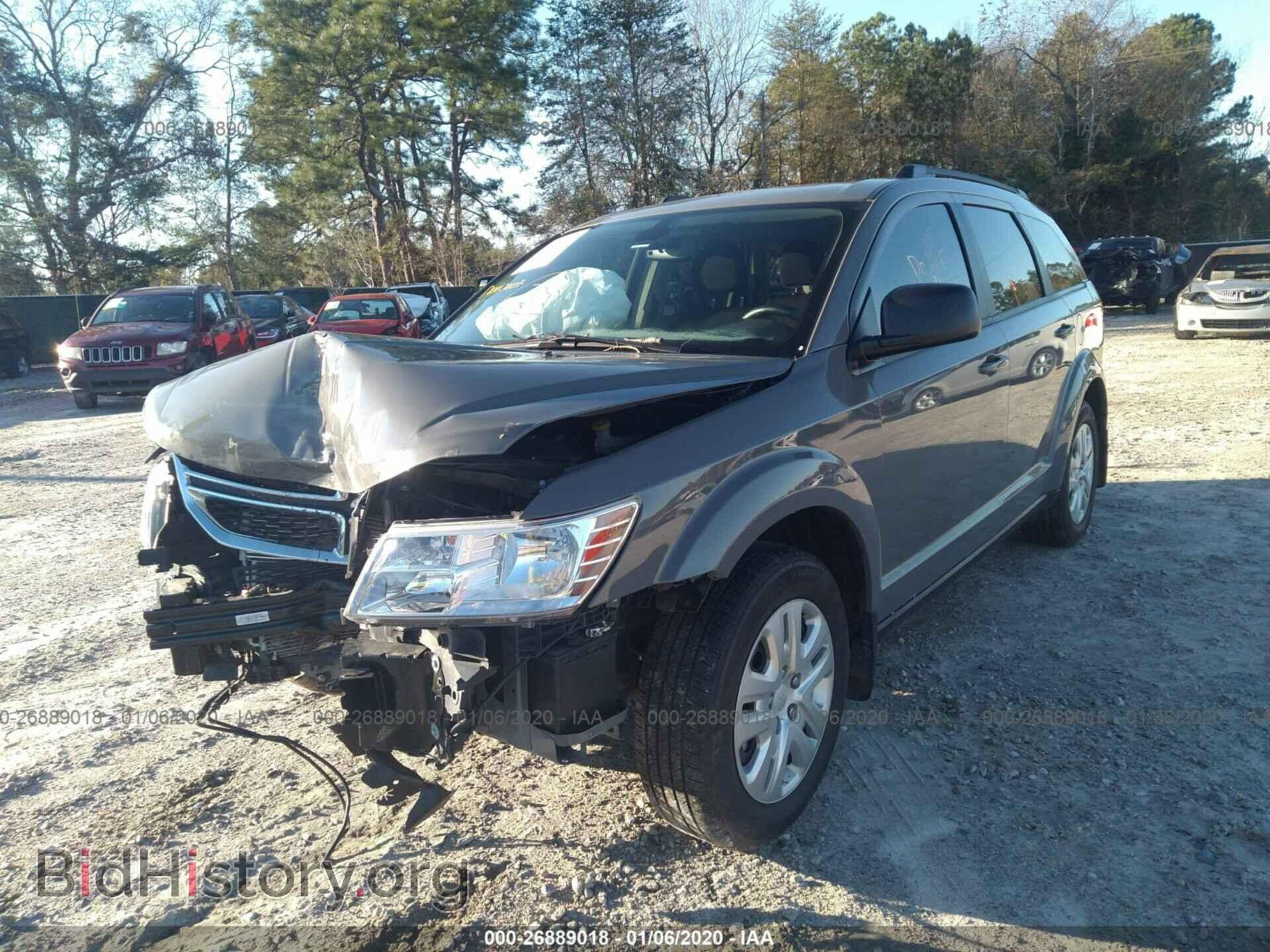 2019 DODGE JOURNEY - VIN: 3C4PDCAB7KT751106 - Фото 2
