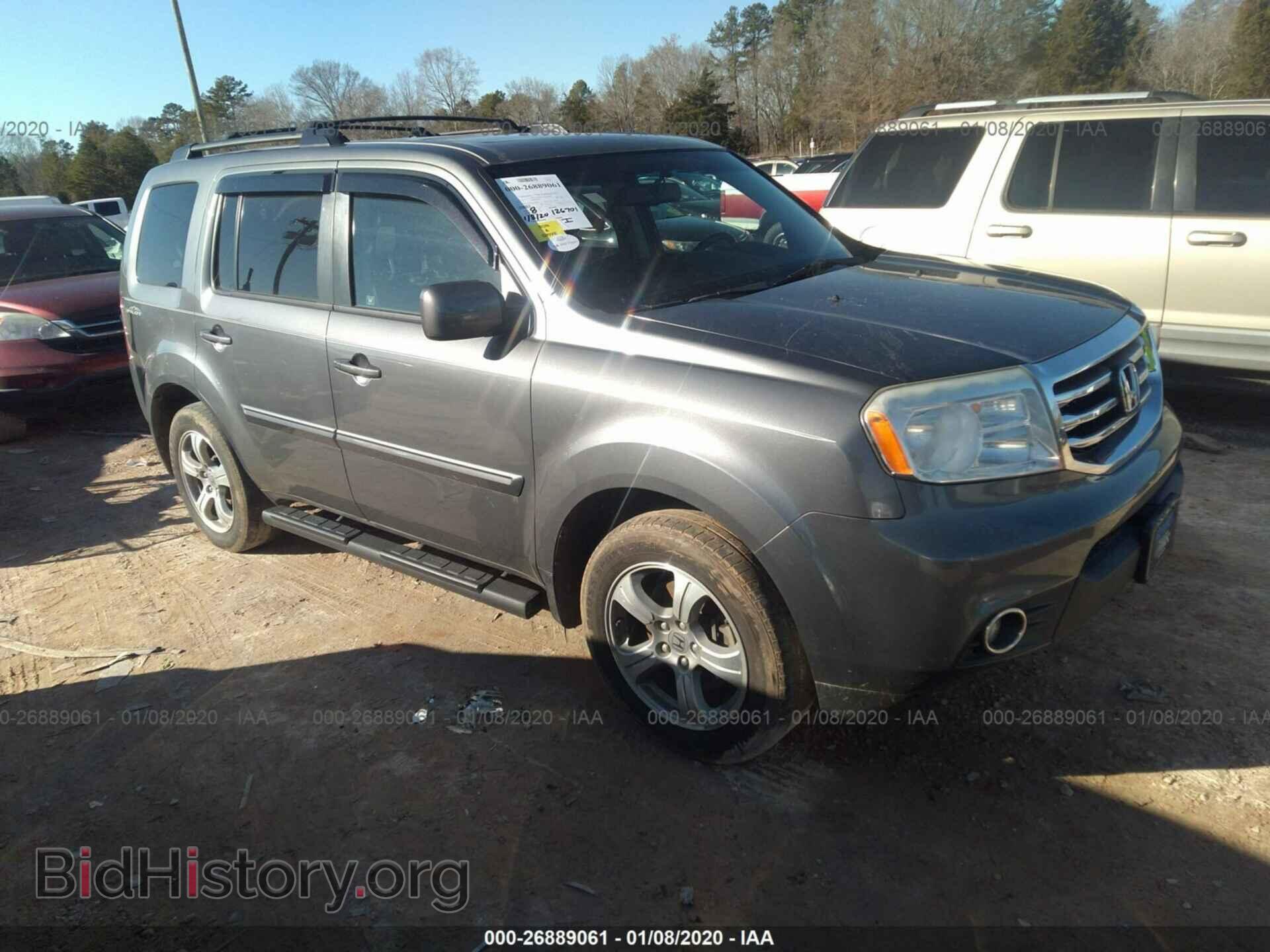 Photo 5FNYF3H52CB026589 - HONDA PILOT 2012