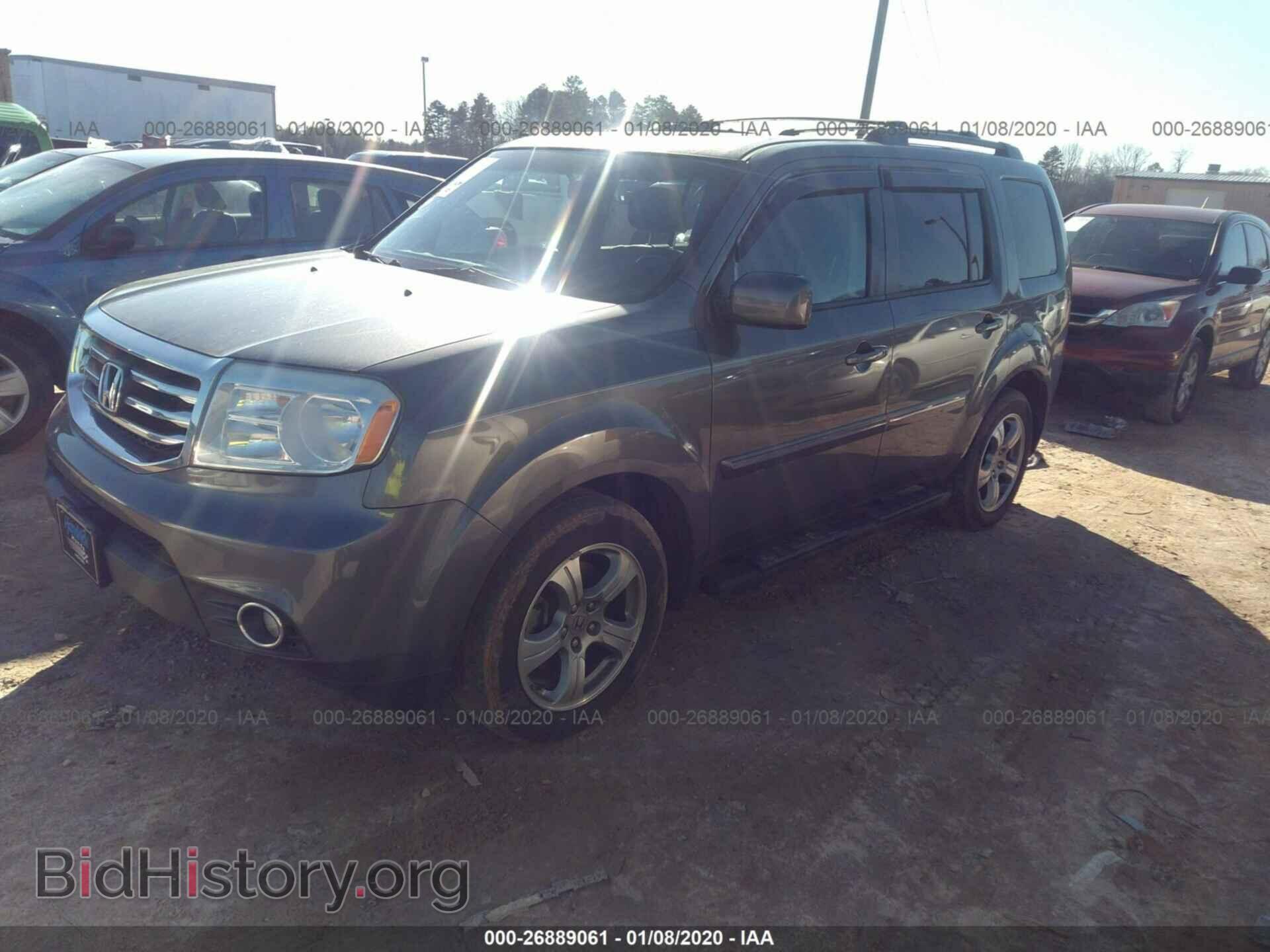 2012 HONDA PILOT - VIN: 5FNYF3H52CB026589 - Фото 2