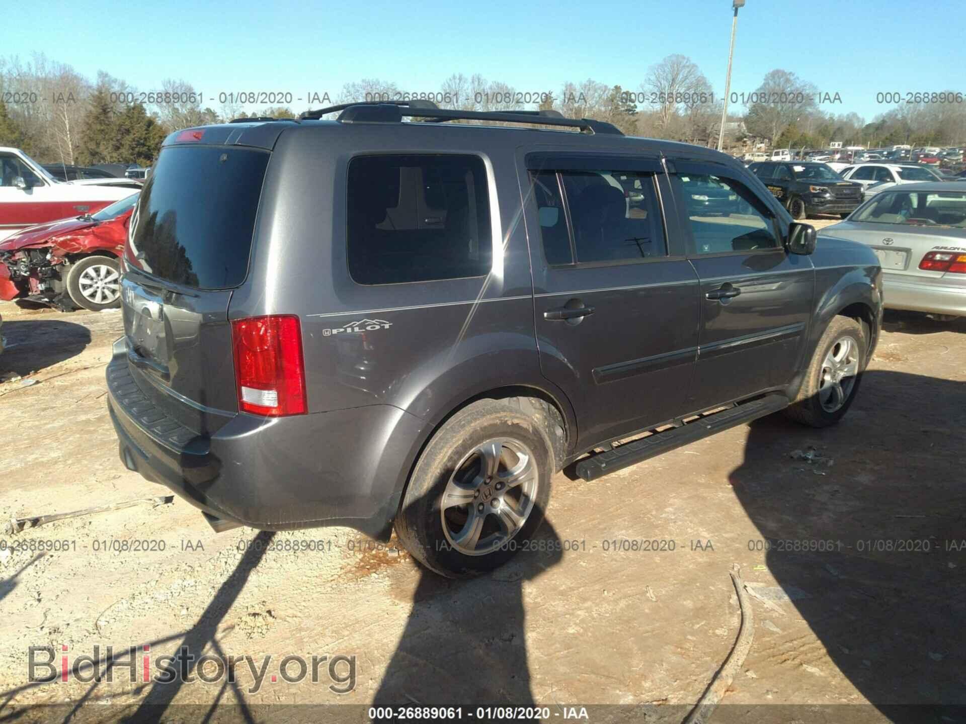 2012 HONDA PILOT - VIN: 5FNYF3H52CB026589 - Фото 4