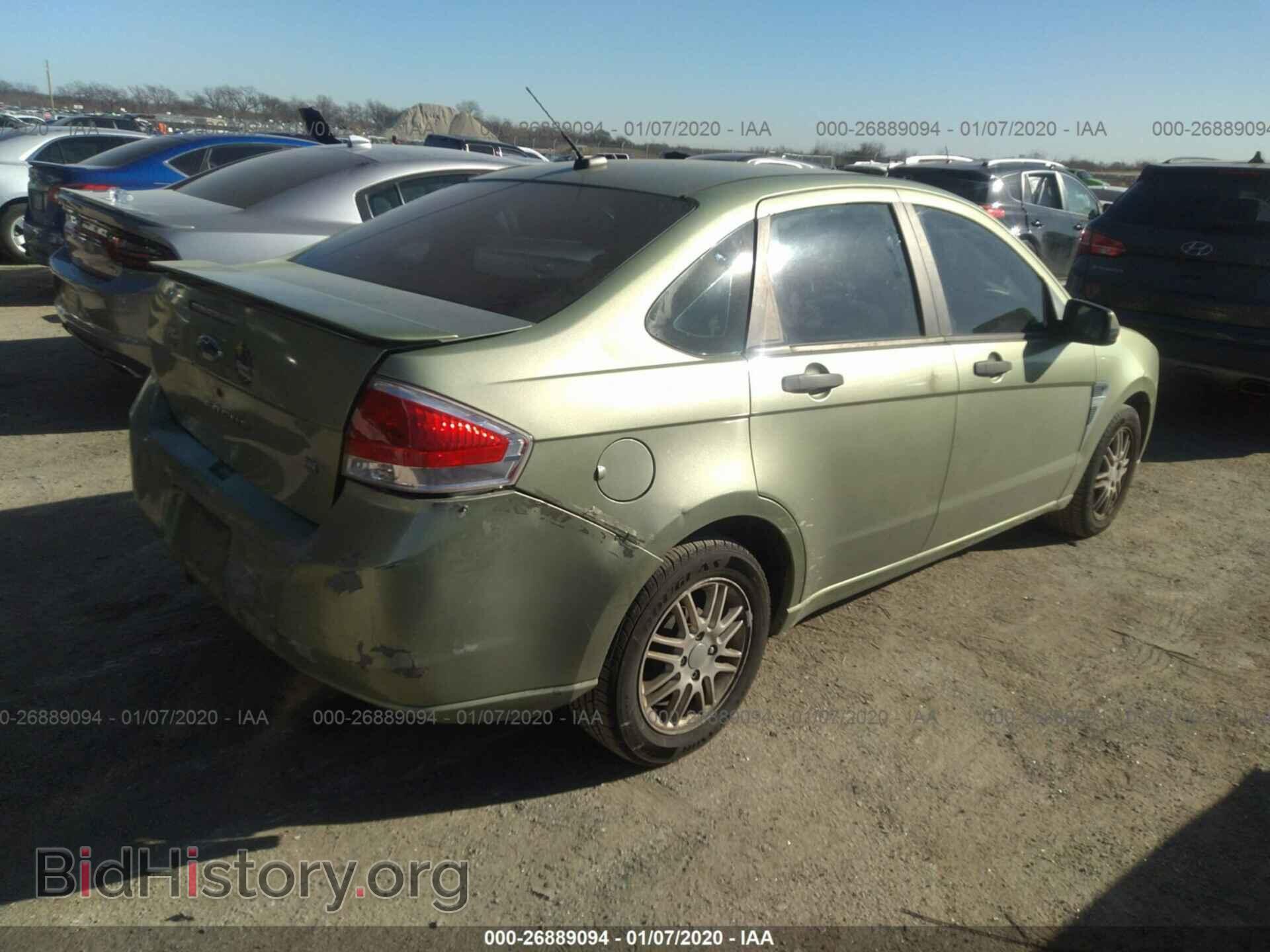 2008 FORD FOCUS - VIN: 1FAHP35N78W128190 - Фото 4