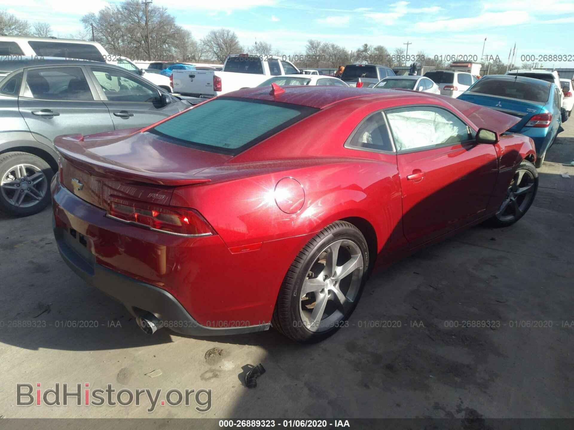 2014 CHEVROLET CAMARO - VIN: 2G1FC1E33E9180784 - Фото 4